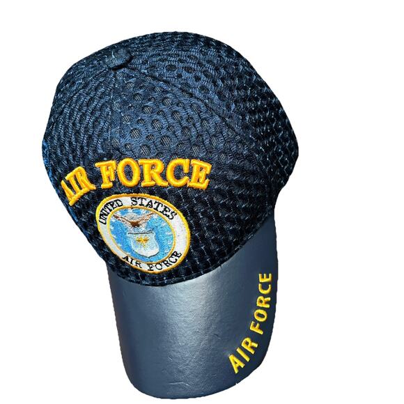 United States Air Force Baseball Hat Adjustable Strap back Adult Cap USAF - Picture 2 of 8